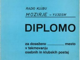 Diplome in plakete